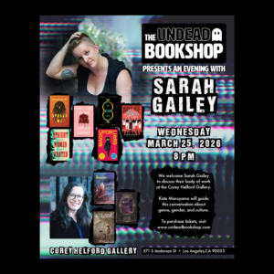 The Undead Bookshop Presents: An Evening with Sarah Gailey